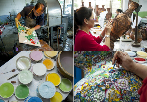 Cloisonné making processes