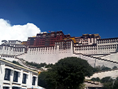 the Holy Potala Palace in Lhasa