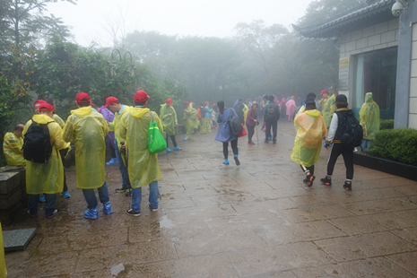Rainy day on Mount Huangshan